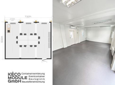 Trio-Containeranlage mieten | 3er-Bürocontainer-Anlage 16/20 Fuß