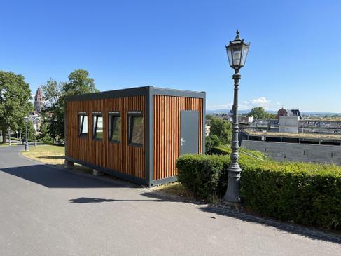 Event-Kassencontainer mieten | Verkaufs-, Messe- & Veranstaltungscontainer 20 Fuß – 3