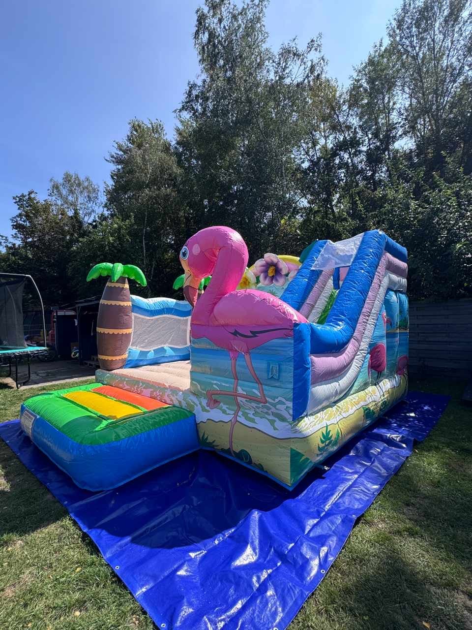 Hüpfburg mieten – Strandparty mit Rutsche 5,20 × 4,20 m, schwer entflammbar – 3