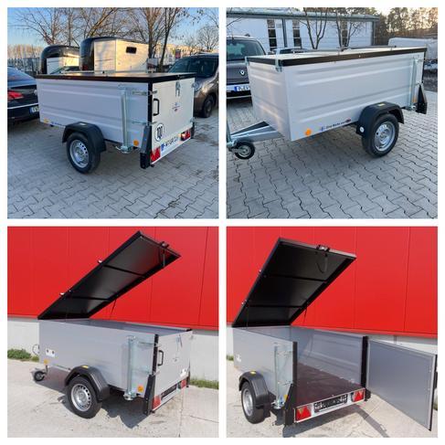 Kofferanhänger 750 kg mieten – abschließbar für Angeln, Rad, Camping & Urlaub