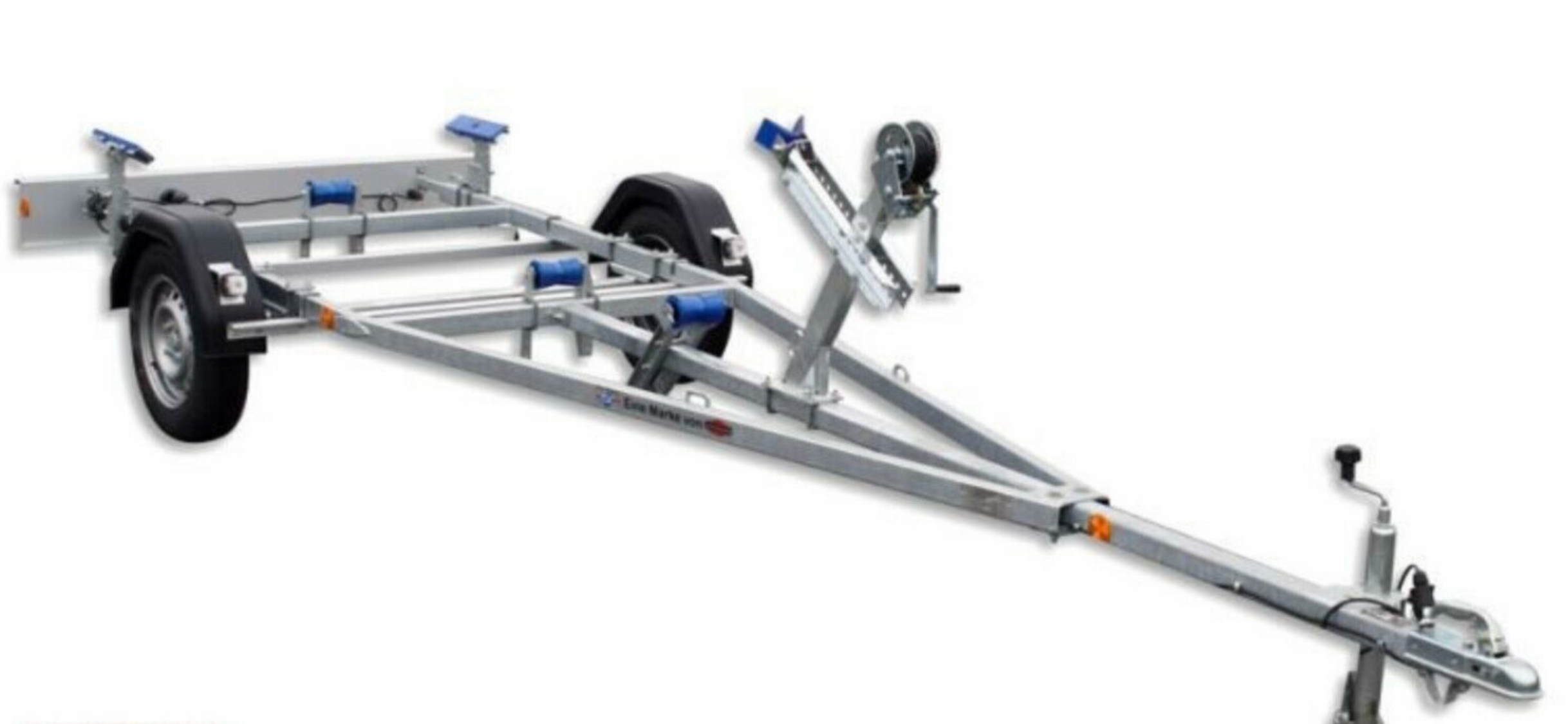 Bootstrailer 750 kg mieten – 5,5m Bootsanhänger für Motor- & Segelboote