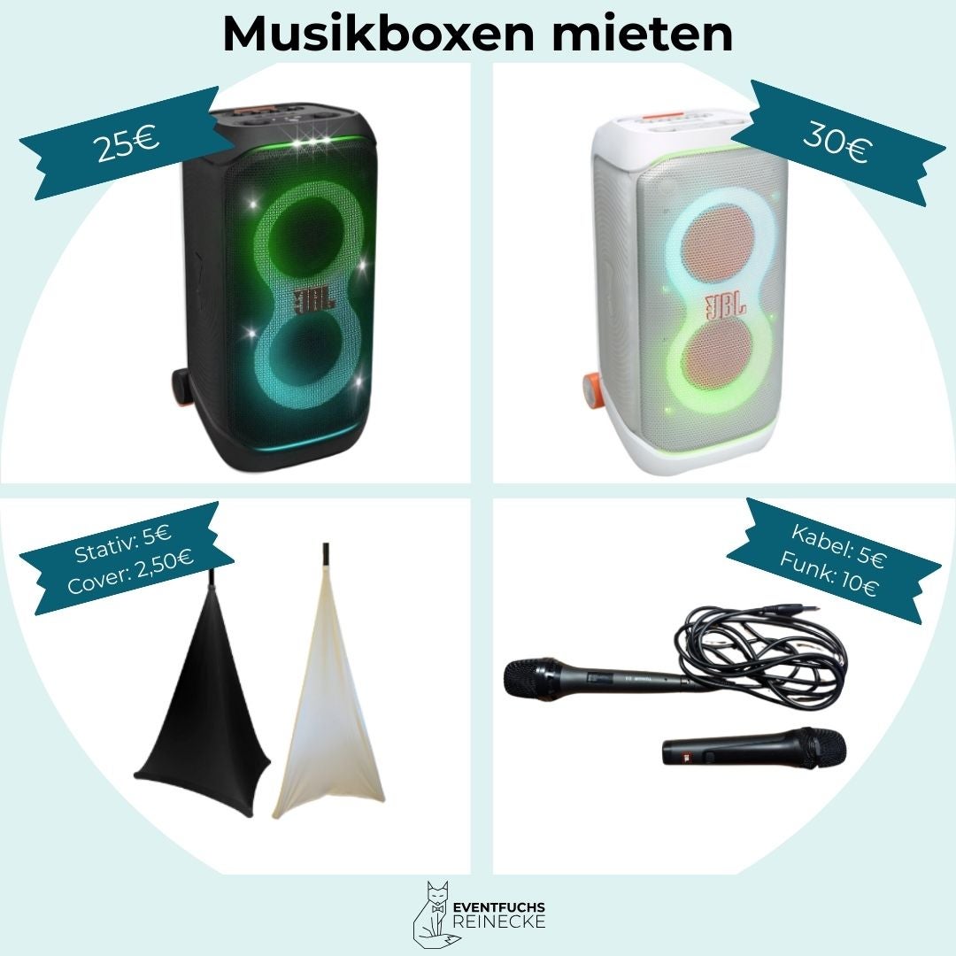 JBL Partybox 320 mieten – Lautsprecher & Musikbox für Party & Event