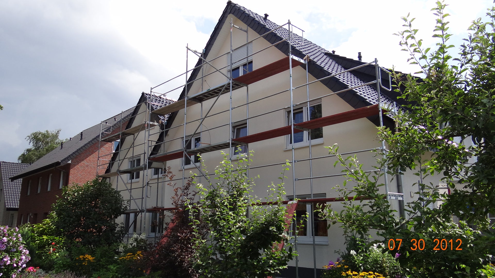 Fassadengerüst mieten – Gerüstbox to go, komplett für Giebel bis 10 m – 2