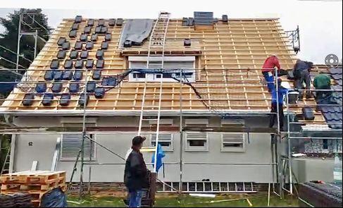 Dachdeckeraufzug mieten – GEDA Schräglift / Stecklift, 200 kg, bis 40 m – 4