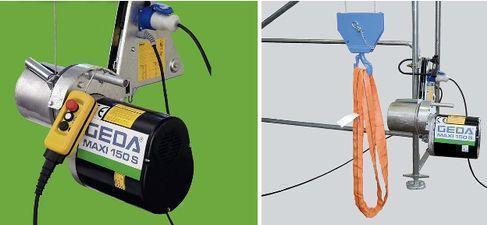 GEDA Maxi 150s mieten – Gerüstwinde / Seilwinde / Schwenkarmaufzug – 3