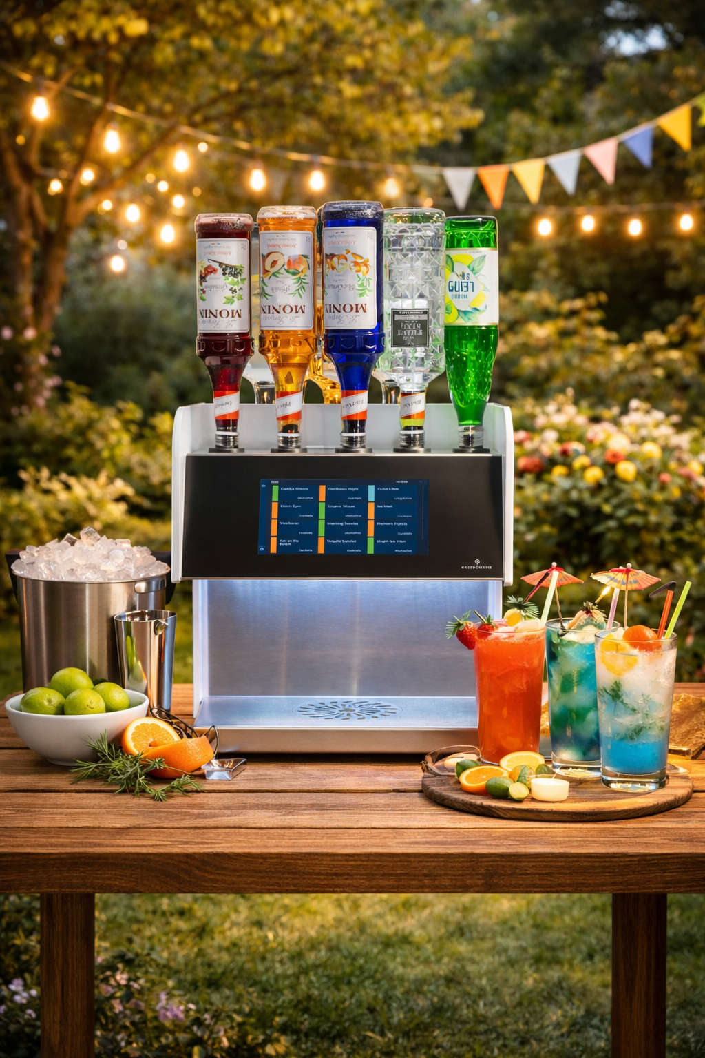 Cocktailmaschine mieten – mobile Cocktailbar für Partys & Feiern