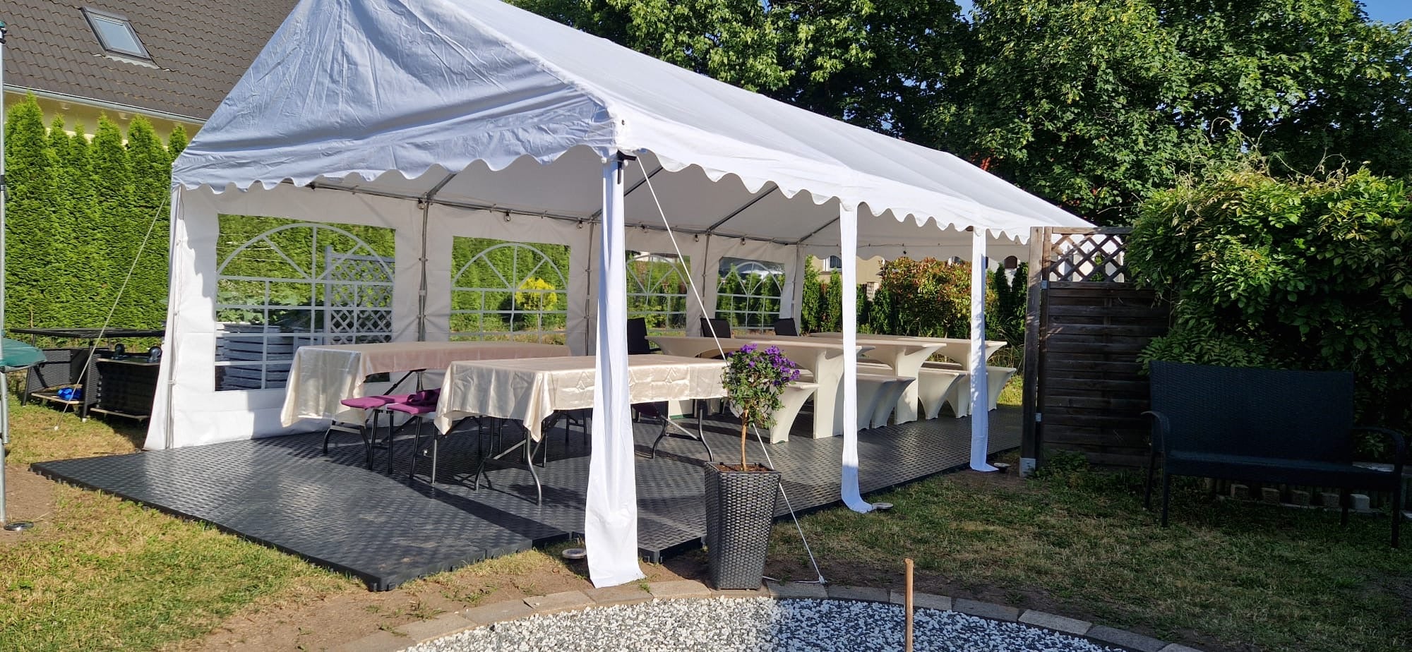 Event Dome, Pavillon & Partyzelt mieten – Zelte bis 50 m² Zeltboden