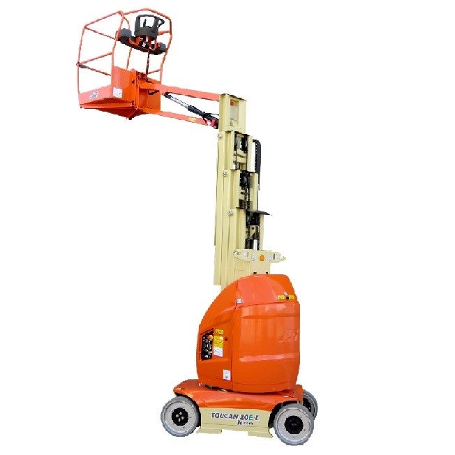 Senkrechtlift mieten - Elektro 10 m, JLG Toucan 10E-L, für enge Bereiche
