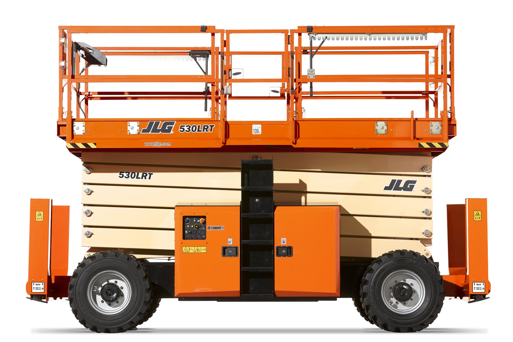 Scherenarbeitsbühne mieten - Diesel 18 m, JLG 530 LRT, 680 kg Korblast – 3