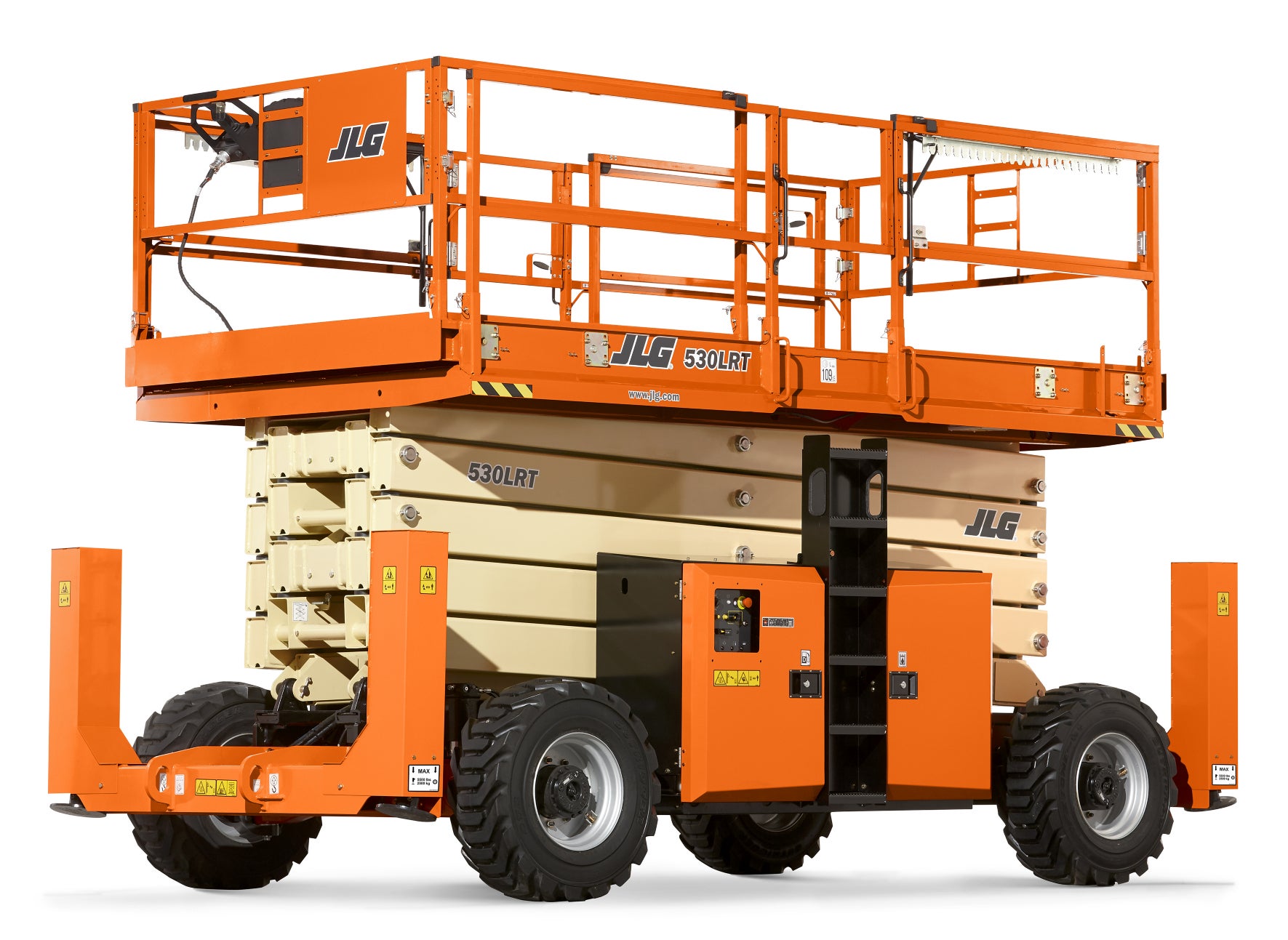 Scherenarbeitsbühne mieten - Diesel 18 m, JLG 530 LRT, 680 kg Korblast – 2