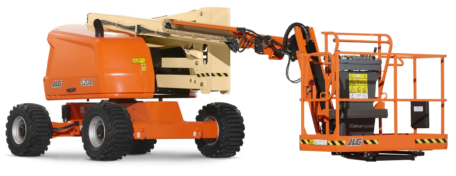 Gelenkteleskoparbeitsbühne mieten - Diesel 18 m, JLG 520 AJ, Allrad – 3
