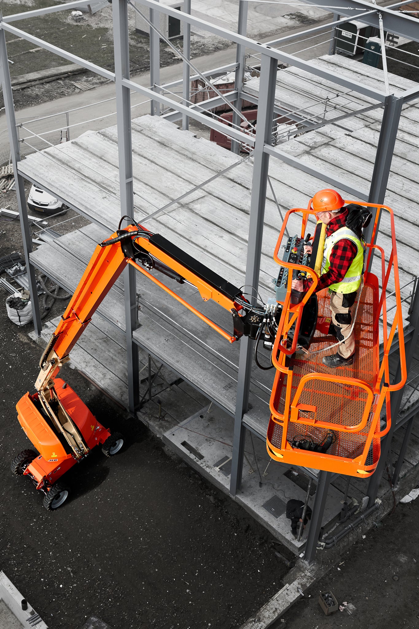 Teleskoparbeitsbühne mieten - Diesel 22 m, JLG 660 SJ, Allrad, 340 kg – 2