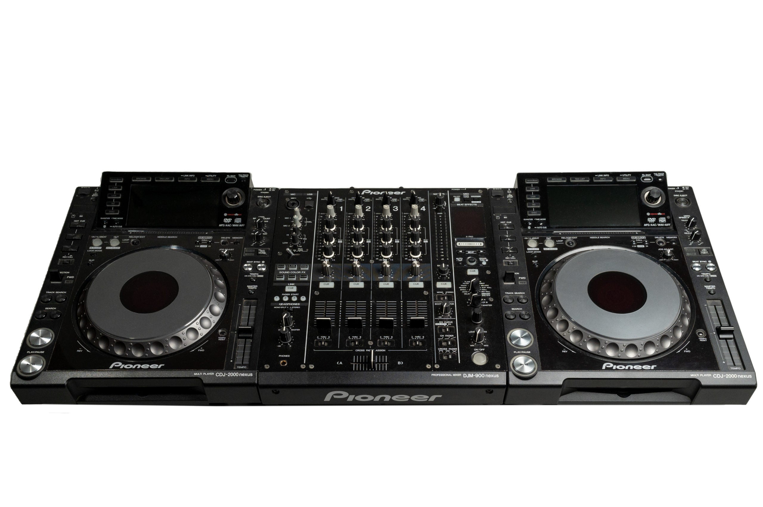 DJ-Komplettset mieten – 2x Pioneer CDJ-2000 Nexus + Pioneer DJM-900 Nexus