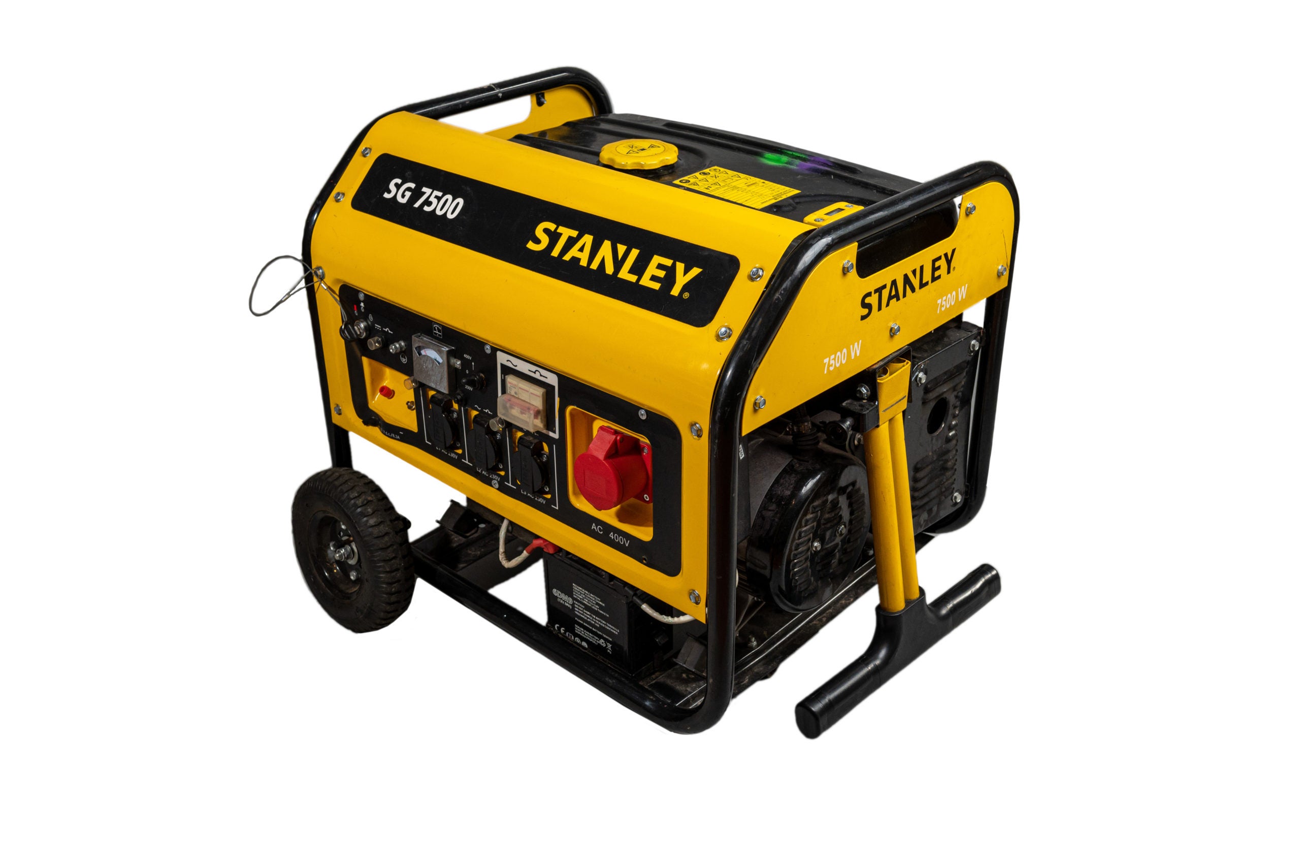 Stromerzeuger mieten – Stanley SG 7500 (230/400 V, 7000 W Dauerleistung)