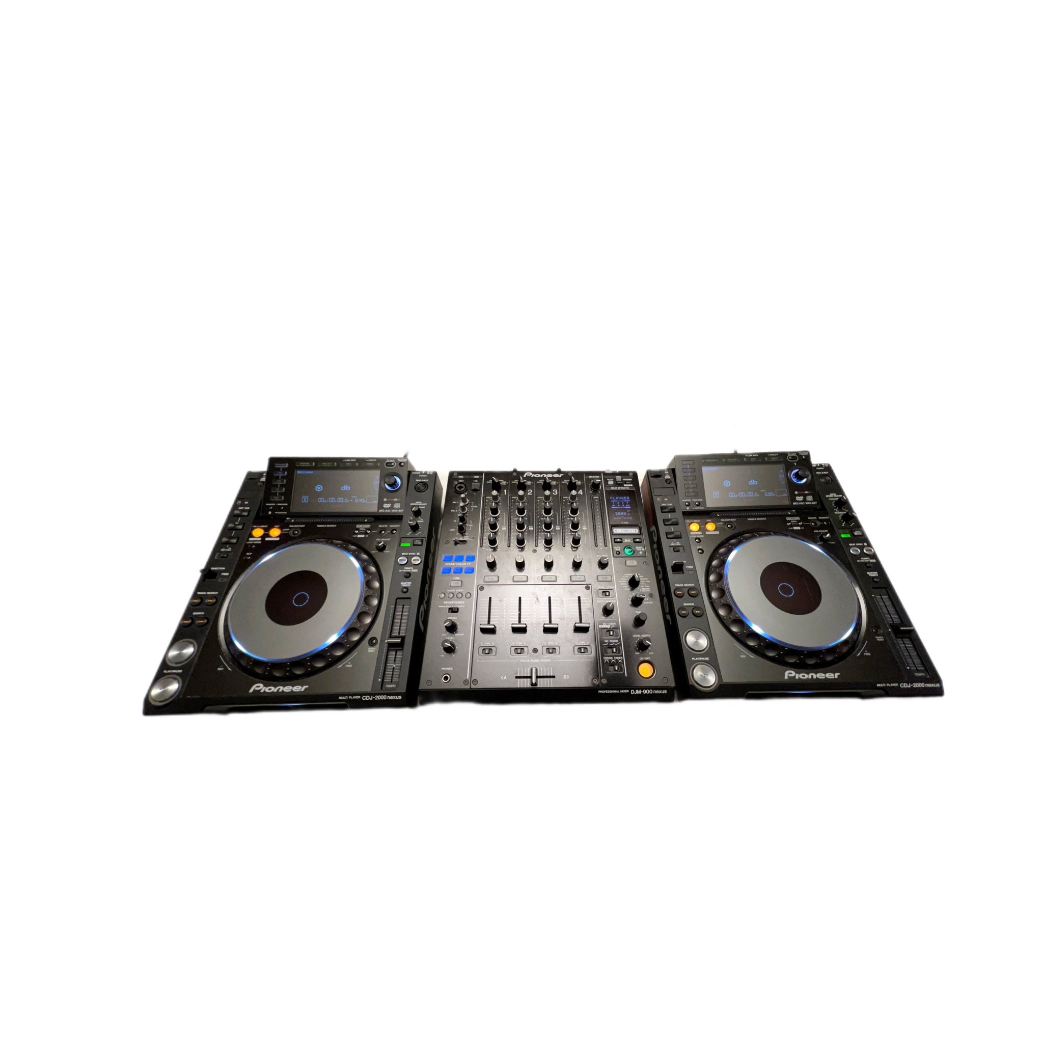 DJ-Komplettset mieten – 2x Pioneer CDJ-2000 Nexus + Pioneer DJM-900 Nexus – 2