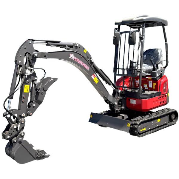 Minibagger 1,7t mieten – Kubota-Motor, inkl. Greifer & Schaufelset