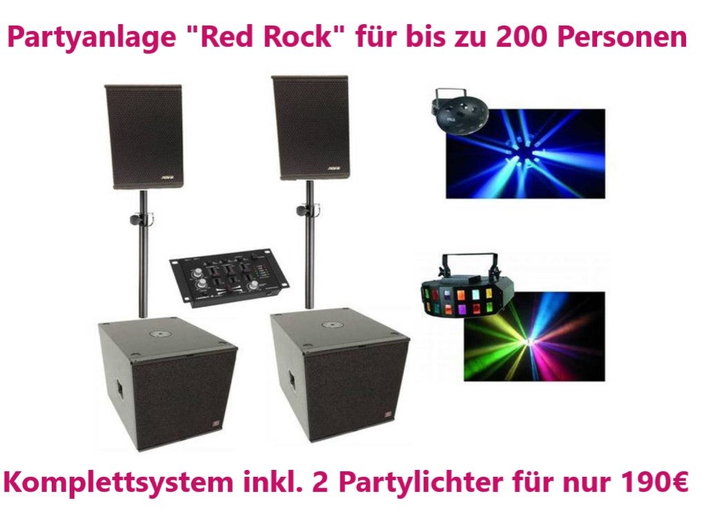 Musikanlage mieten – Partyanlage & Lautsprecheranlage für Sprache und Musik – 3
