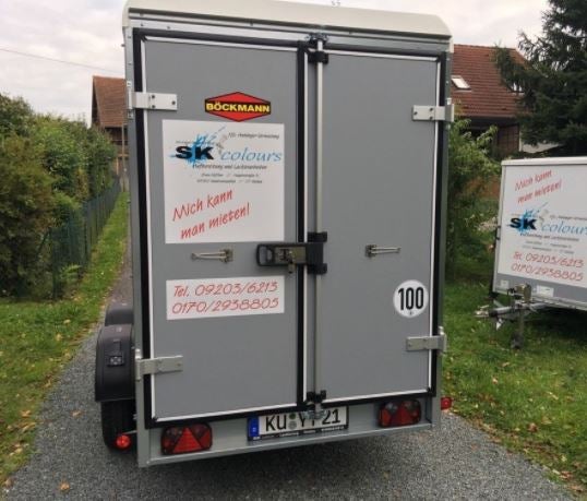Kofferanhänger geschlossen mieten – 2000 kg, 1350 kg & 1200 kg | abschließbar für Umzug – 3