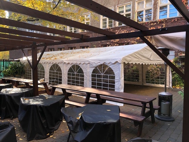 Partyzelt 5x10 m & Festzelt 6x12 m mieten – Falt-Pavillon 3x6 m, weiß, wasserdicht – 3