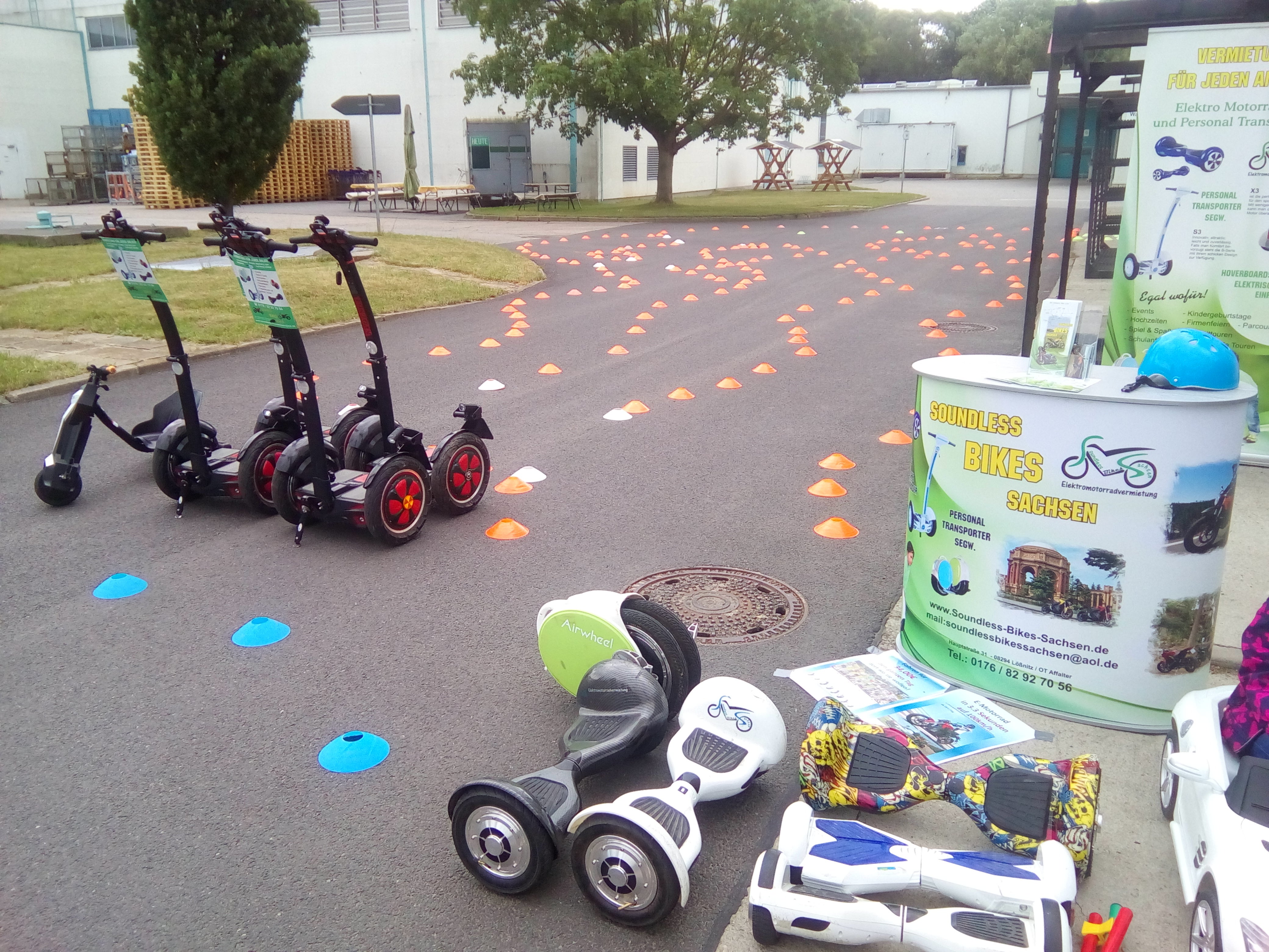 E-Fun-Parcours mieten – Segway, Hoverboard, E-Kart & E-Einrad für jeden Anlass