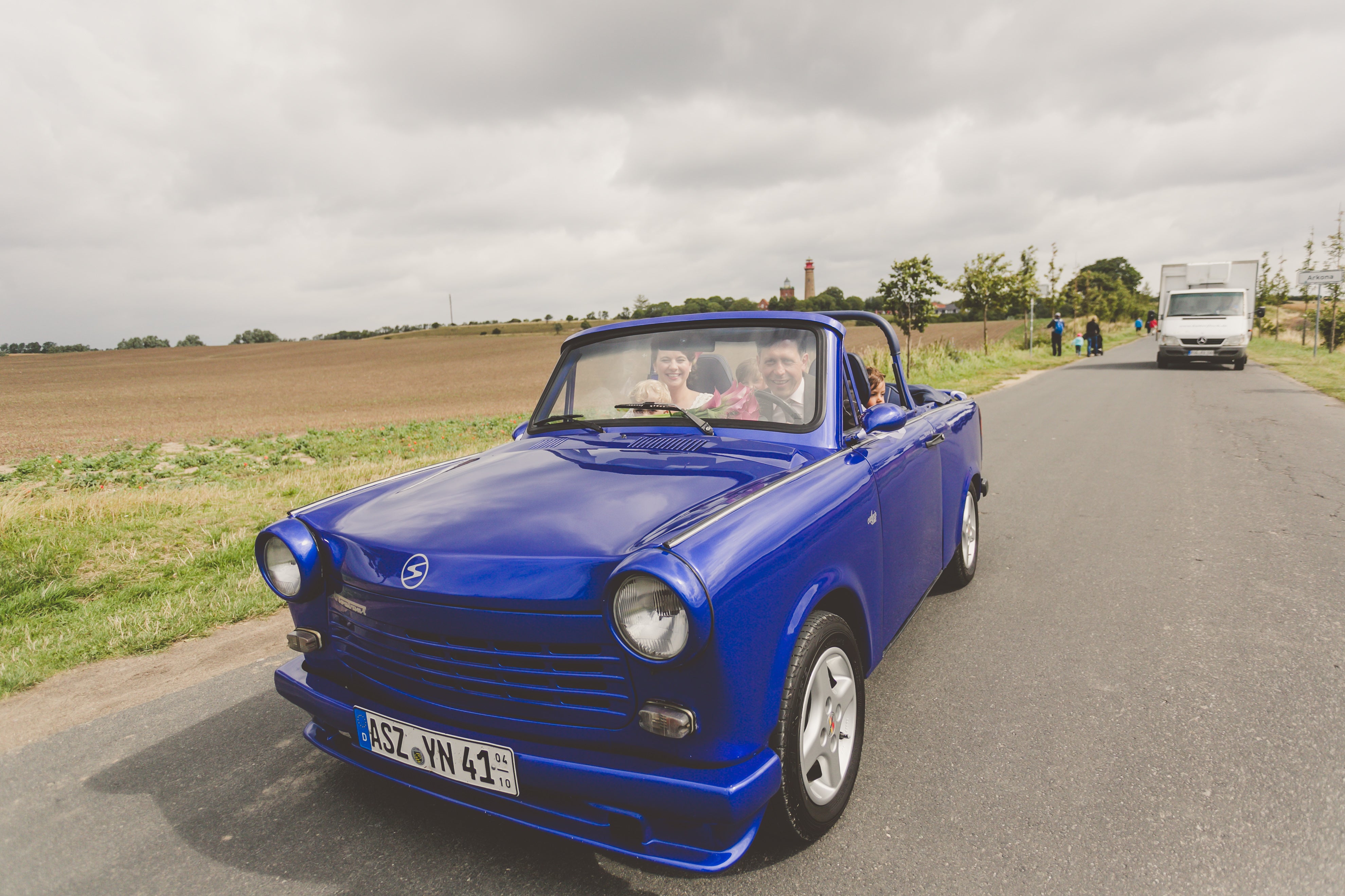 Hochzeitsauto mieten – Trabant 1.1 Cabrio mit Fahrer