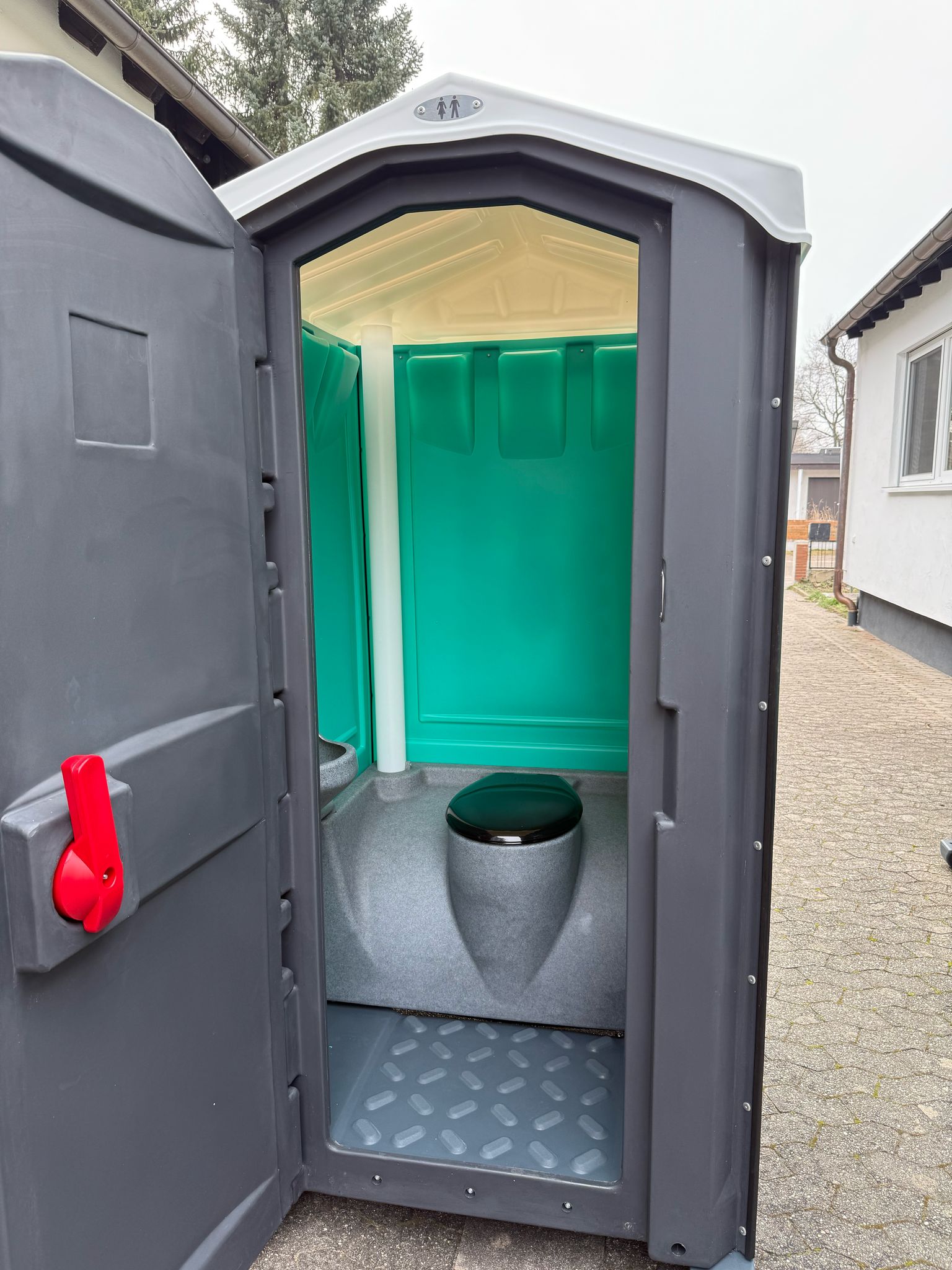 Mobile Toilette mieten | Toilettenkabine für Baustelle & Event – inkl. Service – 2