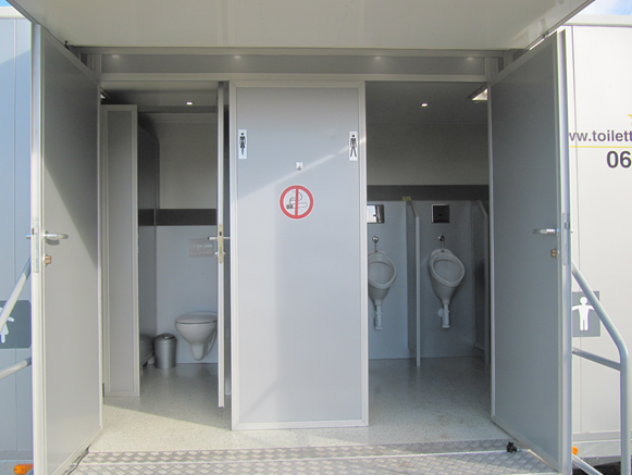 Exklusiv Toilettenwagen mieten | Mobile Toilette für Events & Festivals