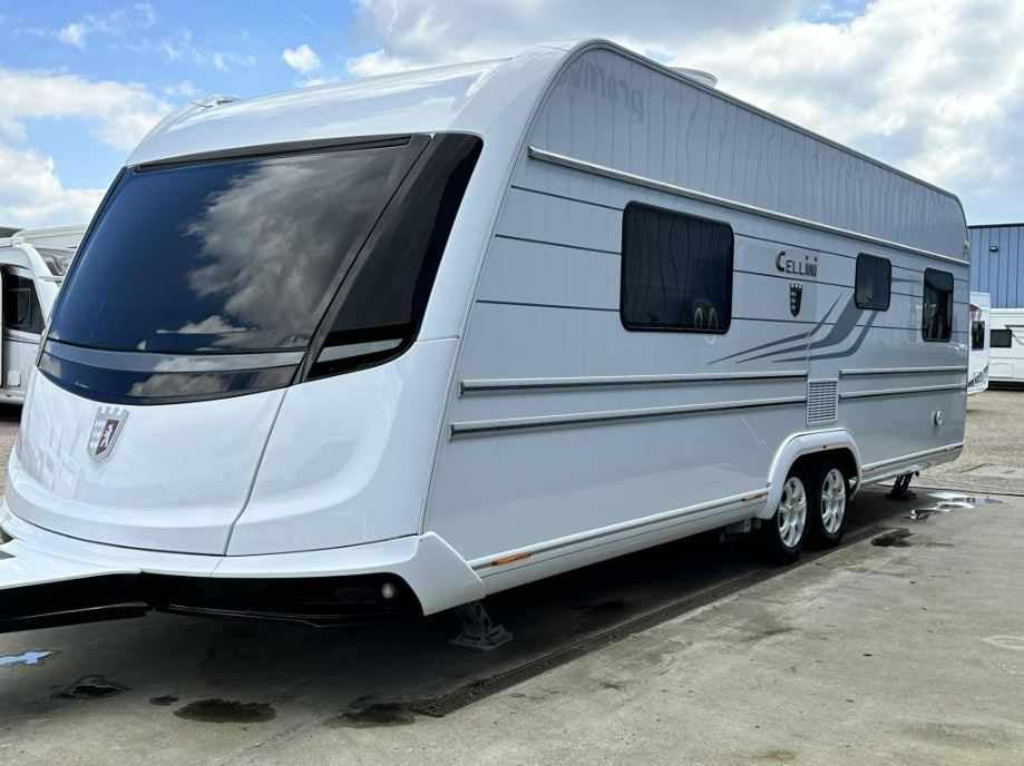 Luxus-Wohnwagen mieten: Tabbert Cellini 655 DF – Premium Caravan