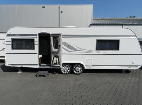 Wohnwagen mieten: Tabbert Puccini 685 DF – Luxusklasse, Klima, Mover, Markise, 5 Schlafplätze