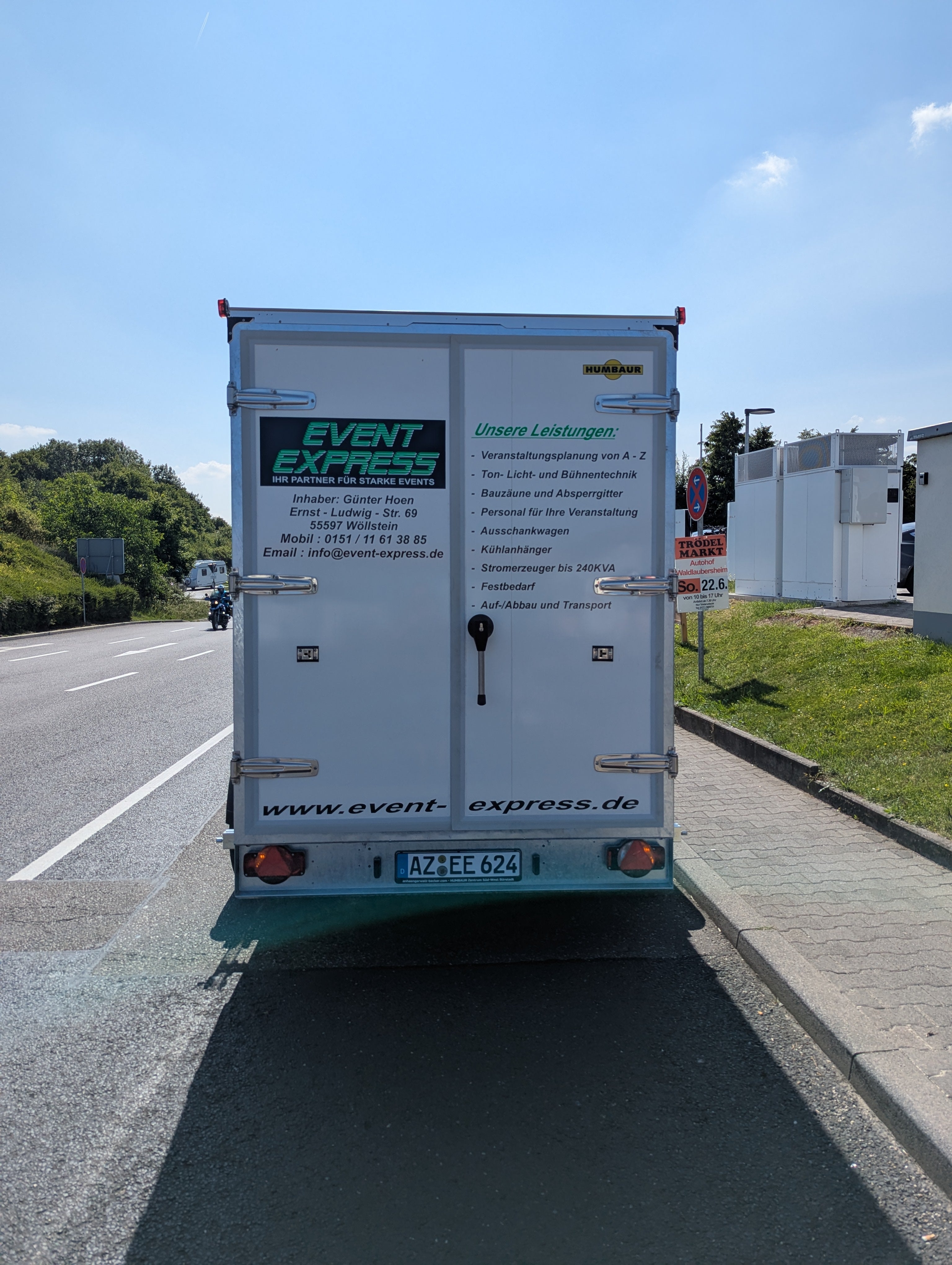 Kühlanhänger mieten – Kühlwagen 2.500 kg ab 65 € für Fest & Feier – 2