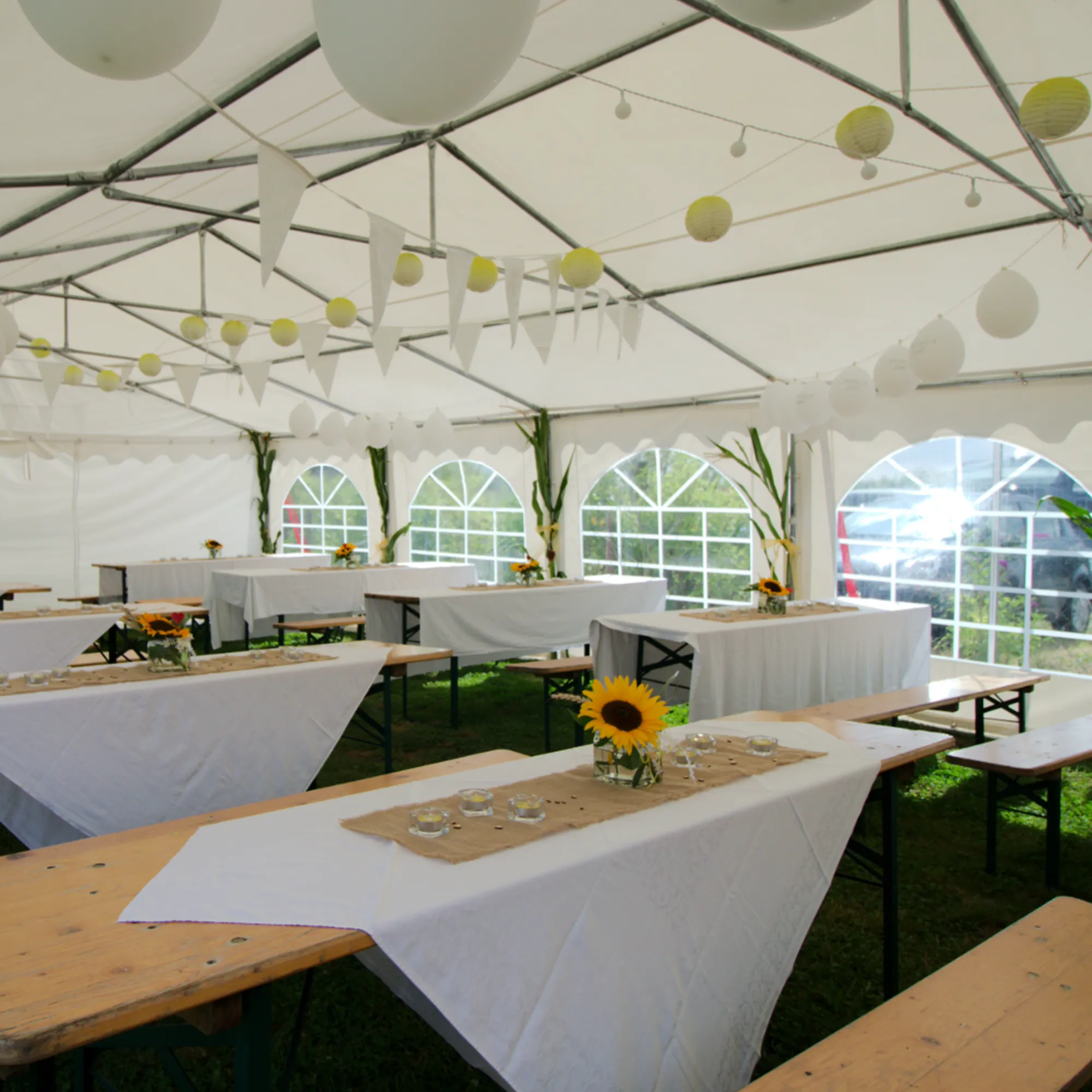 Partyzelt 3×6 m mieten – OWL / Borgholzhausen, ab 100 € – 3