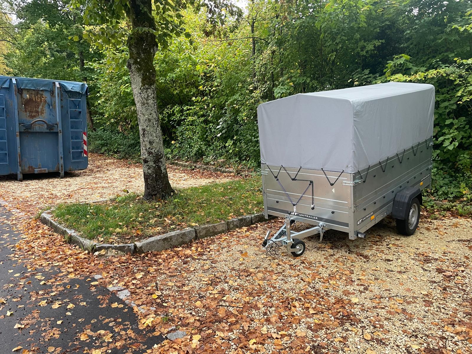 Anhänger 750 kg mieten – fahrbar mit B-Führerschein, 260 lang