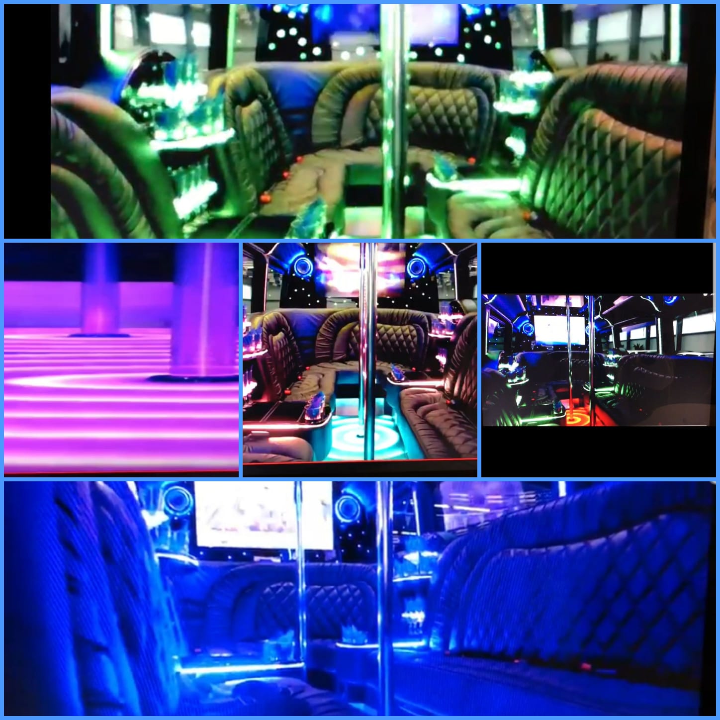 Partybus mieten - Mercedes Sprinter mit Lounge & Soundsystem (bis 13 Sitzplätze)