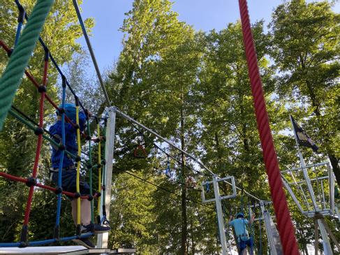 Kinder-Hochseilgarten mieten - mobiler Klettergarten Pirates, TÜV-Sicherung – 4