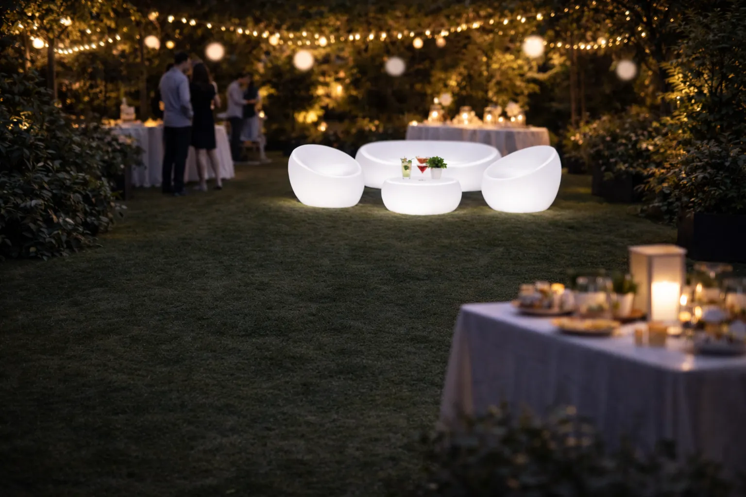 LED Lounge Luna mieten – beleuchtetes Loungemöbel – 4