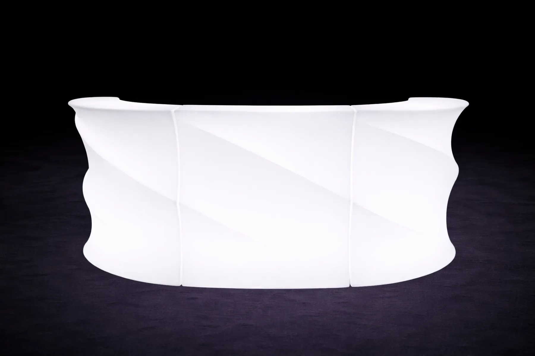 LED Theke eckstück mieten – beleuchtetes Loungemöbel – 3