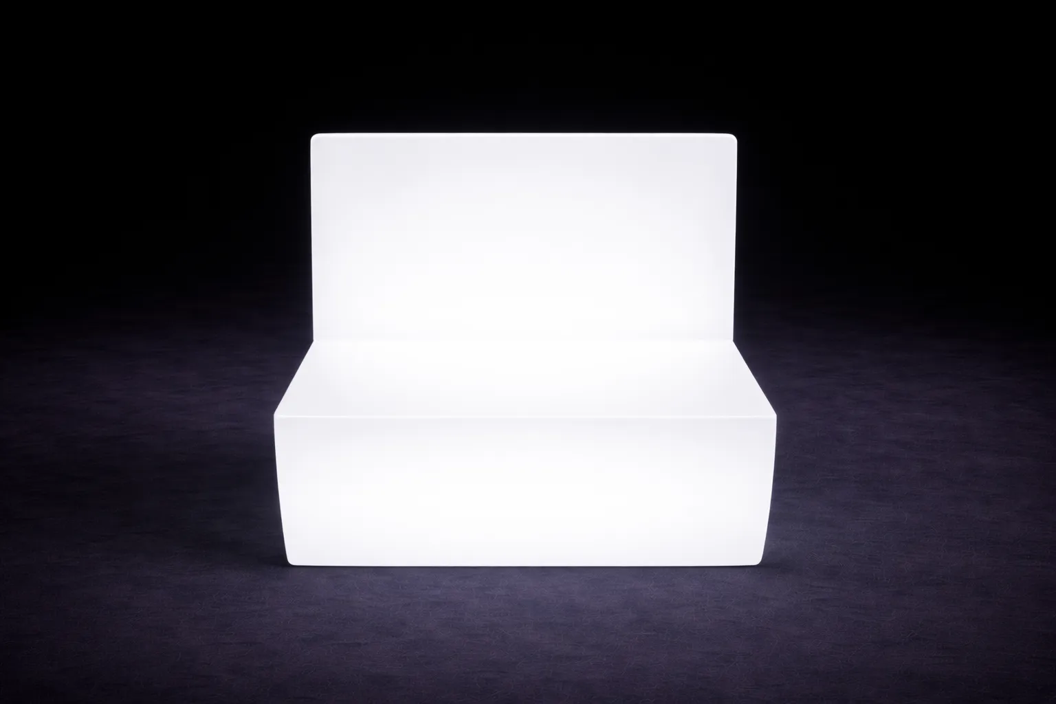 LED Sofa eckig mieten – beleuchtetes Loungemöbel – 3