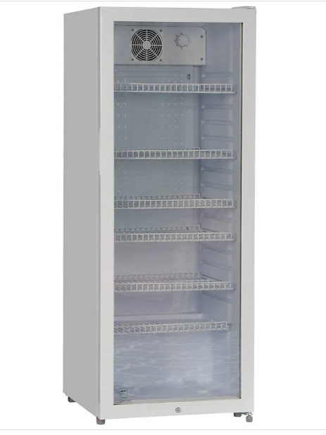 Kühlschrank mieten - mit Glastür, weiß