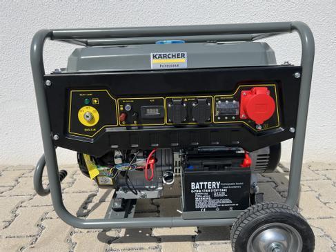 Kärcher Stromgenerator mieten – 7 kW Synchrongenerator, 400 V Drehstrom