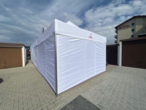 ProTent Faltzelt 4x8m mieten – großes Partyzelt inkl. Auf- & Abbau – 2
