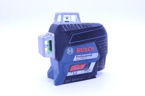Bosch Kreuzlinienlaser mieten – GLL 3-80 CG Professional, grün, 3×360°, Bluetooth