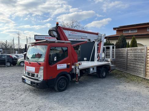 Arbeitsbühne mieten – mobile Anhänger-Arbeitsbühne 23 m, mit Pkw-Führerschein fahrbar – 2