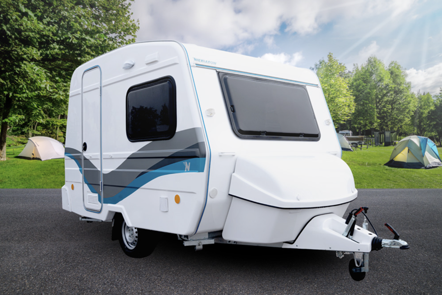 Wohnwagen mieten: Niewiadow 126 NT - leichter Kult-Mini ab 600 kg für 2 Personen – 2