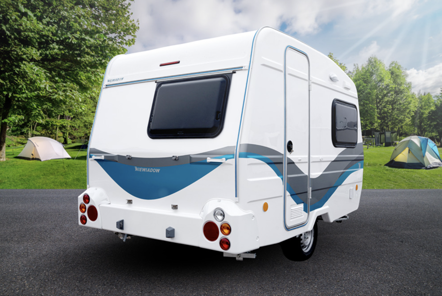 Wohnwagen mieten: Niewiadow 126 NT - leichter Kult-Mini ab 600 kg für 2 Personen – 3