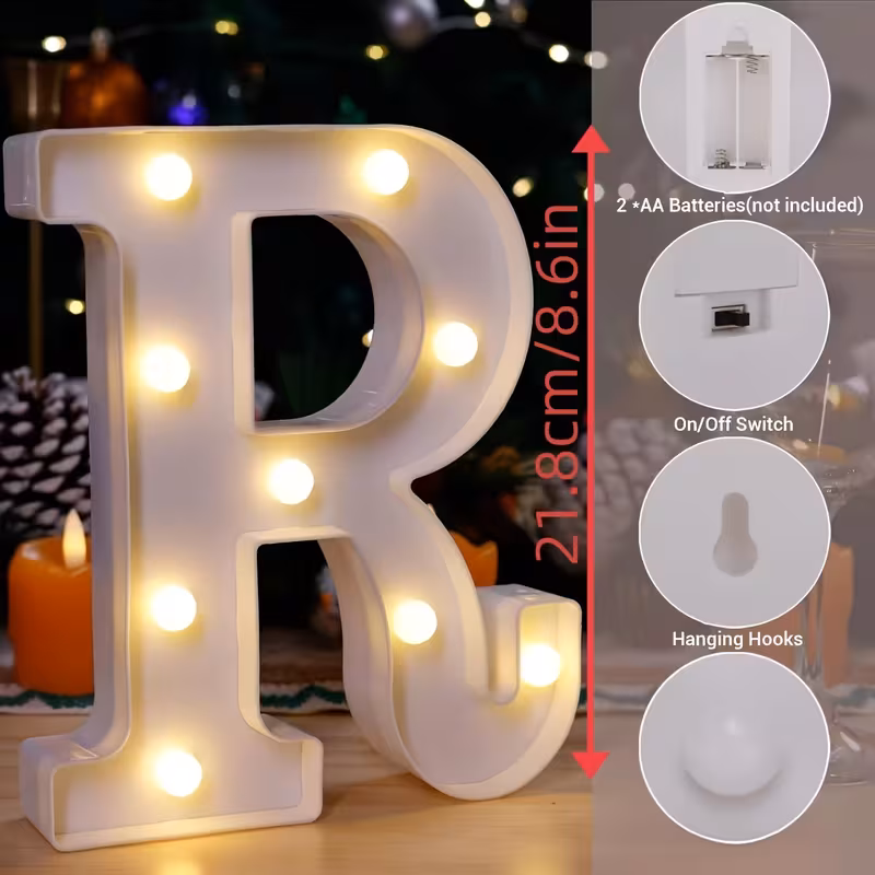 Leuchtbuchstaben „MR. & MRS.“ mieten – romantische Event-Deko für die Hochzeit – 4