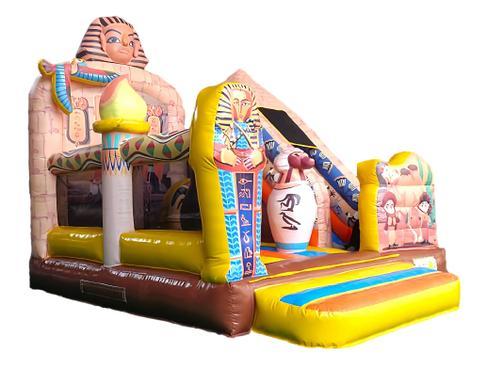 Hüpfburg mieten Ägypten Pharao Pyramide mit Rutsche – Profi Springburg inkl. Zubehör – 2