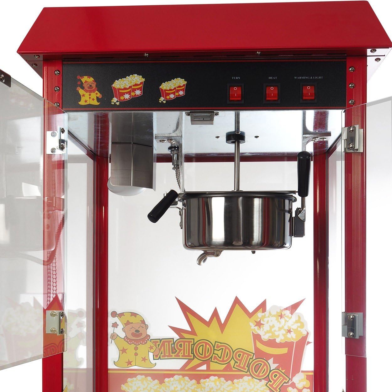Popcornmaschine XXL mit Wagen mieten – Profi Popcornmaker für Event & Party – 4