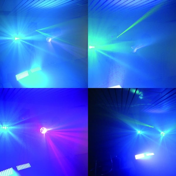Lichtanlage mieten – komplette Partylicht-Lightshow mit Nebelmaschine & Traverse – 2