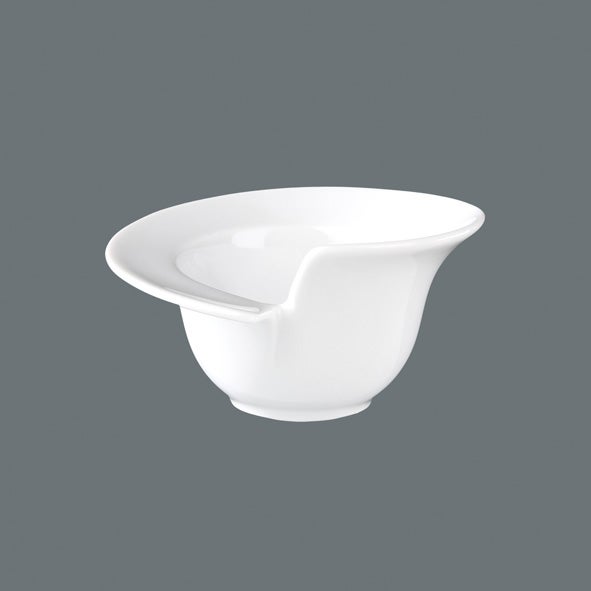 Eventbowl 8,5 cm mieten – weiß uni, für Fingerfood