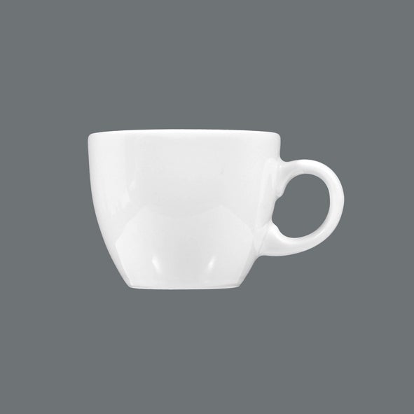 Espressotasse mieten – weiß uni, 0,09 l, inkl. Endreinigung